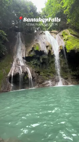 This is your sign to go to Bantakay Falls at Atimonan, Quezon ✔️ No Entrance Fee ✔️ 300 pesos tour guide for 1-5 persons ✔️ 10-15 minutes walk #falls #quezonprovince 