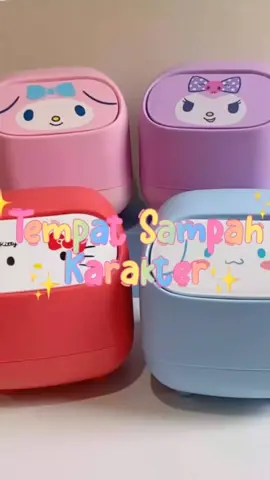 Tempat sampah karakter lucu #tempatsampahunik #tempatsampahviral #tempatsampahkarakterkartunhellokitty #tempatsampahplastik #tempatsampahesthetic 