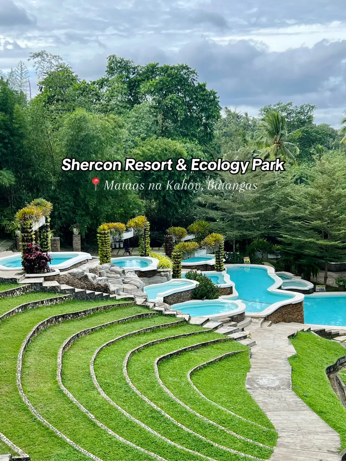 📍Shercon Resort and Ecology Park Mataas na Kahoy, Batangas is known for its 