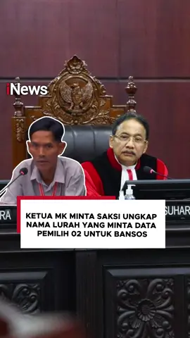 Ketua KPPS di Kelurahan Sidomulyo Timur, Pekanbaru, Riau, bernama Surya Dharma menjadi saksi dari tim hukum Anies-Muhaimin di sidang sengketa Pilpres 2024. Surya mengaku pernah menerima formulir terkait pendataan pemilih pasangan calon Prabowo-Gibran di kantor kelurahan. Hal itu disampaikan Surya dalam sidang sengketa hasil Pilpres 2024 yang diajukan Anies-Cak Imin, di Gedung Mahkamah Konstitusi (MK), Jakarta Pusat, Senin (1/4/2024). Surya mengatakan saat itu, dirinya datang ke kantor kelurahan untuk mengambil dana operasional TPS. #iNews #MahkamahKonstitusi #SengketaPilpres #Pemilu2024