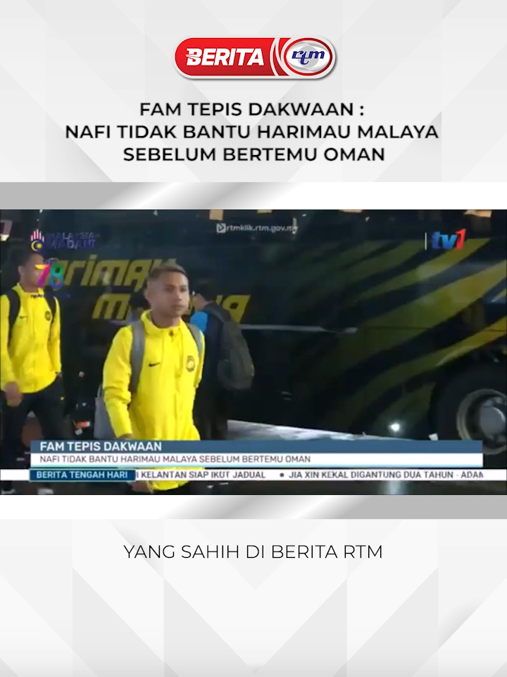 FAM TEPIS DAKWAAN : NAFI TIDAK BANTU HARIMAU MALAYA SEBELUM BERTEMU OMAN #BeritaRTM  #RTM  #trendingnewsmalaysia  #beritaditiktok  #viralvideo  #fyp