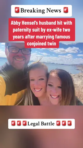 Abby Hensel’s husband hit with paternity suit by ex-wife two years after marrying famous conjoined twin #CapCut #breakingnews #twins #news #usanews #usa🇺🇸 #usanewstoday #unitedstates #legalcase 