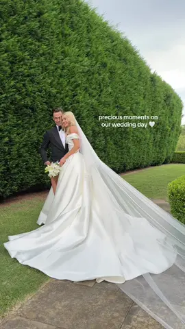 the best day of my life 🤍 a forever love 💍 my dream gown and veil: @STEVEN KHALIL  captured by: @Australia Wedding Content  #weddingday #weddingtiktok #weddinggown #2024bride #bridalinspo #weddinginspo #soulmate #palladioarcadia 