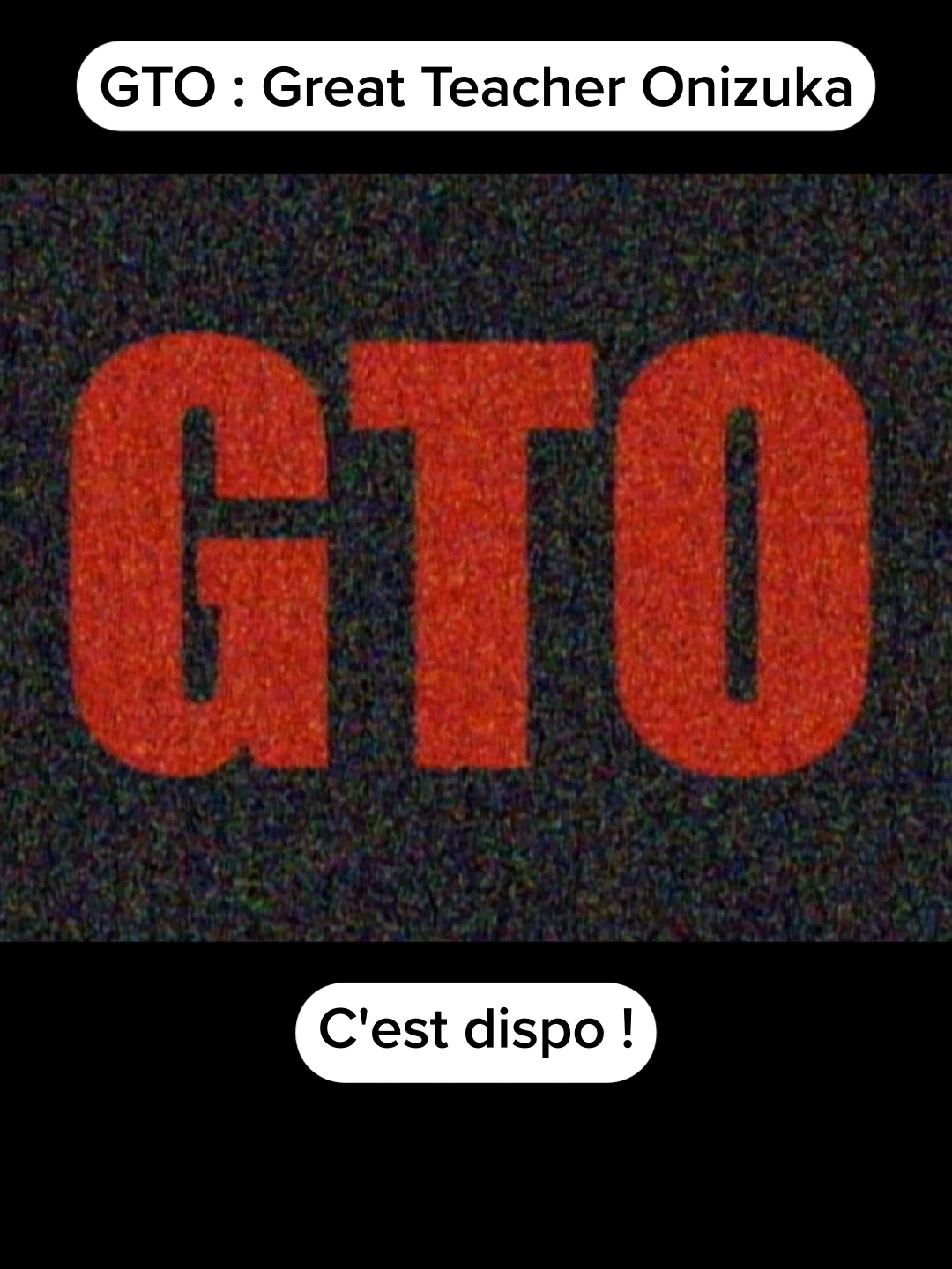 Le cours va commencer. L’intégrale de GTO : Great Teacher Onizuka, c’est dispo. #GTO #greatteacheronizuka #filmtok #netflix #anime #animetok #animeedit #animetiktok