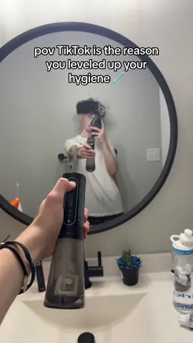 Swear i buy everything off tiktok now #tiktokshop #tiktokmademebuyit #waterflosser #hygeine 