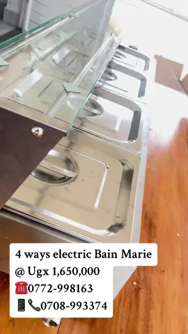 4 ways electric Bain Marie @ Ugx 1,650,000 ☎️0772-998163📱📞0708-993374#fyp #fypシ #fypシ゚viral #100kviews #trending #bainmarie #foodservice #outsidecatering #foryoupage #kitchentool #foodorganization #kitchenware #services #VoiceEffects 