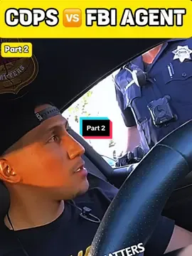 When cops tries to arrest FBI agent part 2 #borderpatrol #cops #police #fbiagent #arrest 
