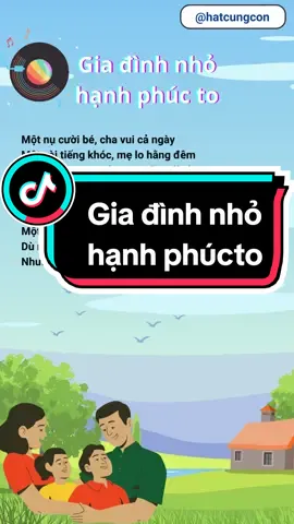 Chẳng ai dạy chúng ta đủ bao dung yêu thương và chở che như gia đình. Ba mẹ hãy nuôi đắp tình cảm của con qua bài hát này nhé #nhacthieunhi #hatcungcon #baihatchobe #giadinhnhohanhphucto 
