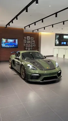 PTS Nato Olive GT4 RS with Weissach 🤌🏻 #fyp #porsche #foryou #porschetiktok #cartiktok #porschefyp #cartiktok #carlover #porschefans #carspotter #trending #dreamcar #porschelife #weissach #718 #porsche718 #gt4 #gt4rs #pts #painttosample #natoolive #supercars #makegreengreatagain 