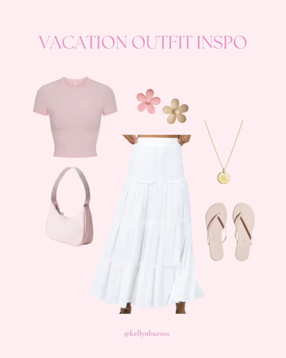 #springoutfit #pinkoutfit #pinterestoutfits #maxiskirt #princesspolly #vacationoutfits 