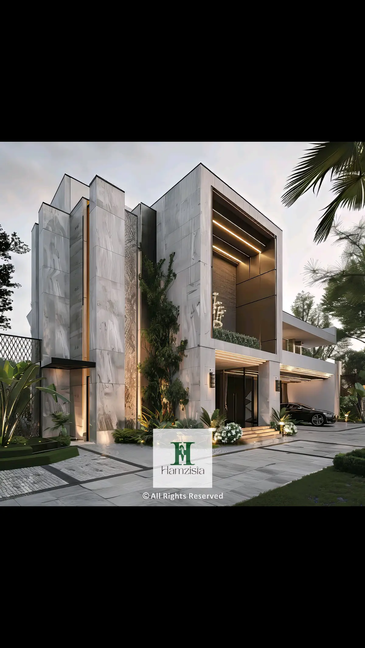 RegalZenith Retreat: Where Timeless Luxury Ascends to Royal Heights . . . . . . . . . . #minimalistarchitecture #villa #architectural #future #hamzista 