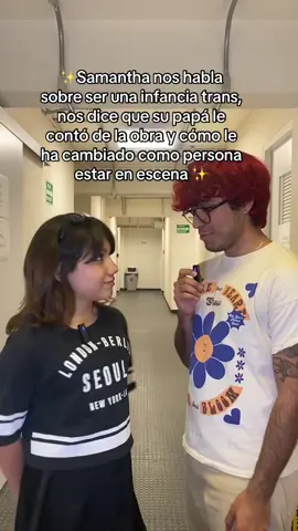 Entrevisté al elenco de LES DESERTORES🏳️‍⚧️✨ Samantha Chanel nos habla sobre ser una infancia trans, nos dice que su papá le contó de la obra y cómo le ha cambiado como persona estar en escena ✨✨   LES DESERTORES está en función hasta el 21 de Abril 🍿 13:00 HRS SÁBADOS & DOMINGOS En la Sala Xavier Villaurrutia del Centro Cultural del Bosque. Más info con: @labdeartistassostenibles . . . . . . . . #diadelavisibilidadtrans #trans #transyouth #TransVisibility #transgender #transart #transgirl #transboy #queer #nonbinary