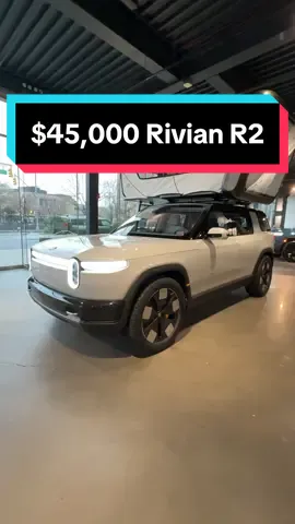 The #rivian #r2 is a $45,000 electric #suv #cars #carbuzz #carsoftiktok #fyp #foryou #foryoupage #ev 