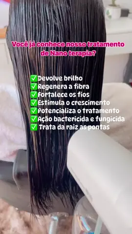 Tratamento “ Nano tecnologia capilar “ 💇🏻‍♀️✨ A Nano tecnologia estimula o crescimento dos fios, recupera os cabelos danificados ! A função da luz azul é de promover brilho e sedosidade para os fios, também possui ação antibactericida e fungicida. Promove hidratação profunda aos fios e do couro cabeludo combatendo radicais livres e potencializado a ação dos produtos!  Seu cabelo merece o melhor, e a nano terapia é a resposta…Ele irá renovar a beleza natural dos seus fios, fortalecer e estimular o crescimento capilar…Os benefícios incluem cabelos mais espessos, brilhantes…Agende sua sessão de nano terapia agora e permita que seu cabelo brilhe!✨✨🙅🏼‍♀️ #Nanoterapia #CabelosSaudáveis #AgendeAgora #Progressiva #LisoDosSonhos #lisoperfeito #lisosaudavel  #bruna_morais_studio #goiania #brilhoespelhado #definitiva 
