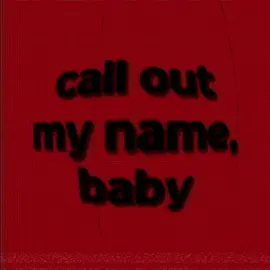 call out my name #audio #lyrics #song 