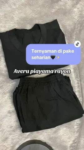 Cocok buat seharian karna bahannya super duper adem ❤️ cek kranjang kuning ⬇️🛒#fyp #piyama #piyamarayon #averu #bajuadem 