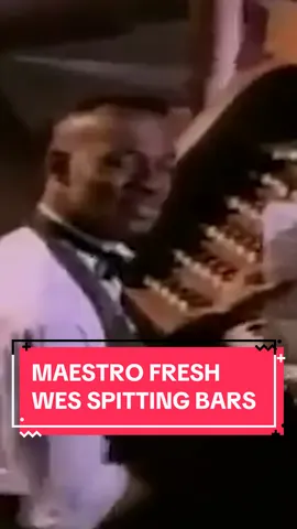 #MaestroFreshWes can still spit bars from his iconic song #LetYourBackboneSlide 🔥🎶 🔗Check out the full interview at YouTube/MUCH!