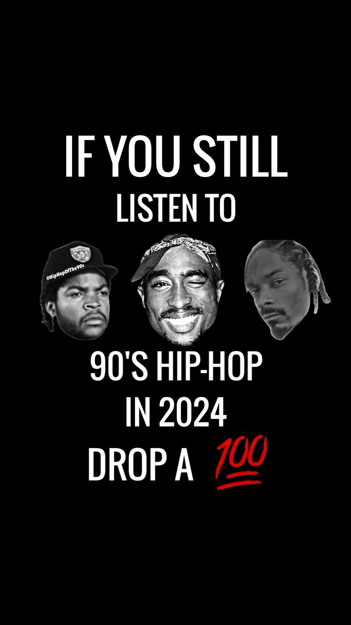 Do you still rock with 90's Hip-Hop 👀⁉️ #rap #hiphop #90shiphop #90s #music #hiphopmusic #rapmusic #raptok #oldschool #2pac #tupac #snoopdogg #icecube #oldschoolhiphop #90smusic #hiphopculture #hiphopofthe90s #fyp #viral 