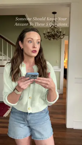 Does the person who would make medical decisions for you know the answer to all of these questions? Unfourtunately, I am frequently in situations where the person making the decisions does not know their loved ones wishes. Please don’t put your loved one in a situation where they are wondering if they are doing the right thing for you or not ❤️