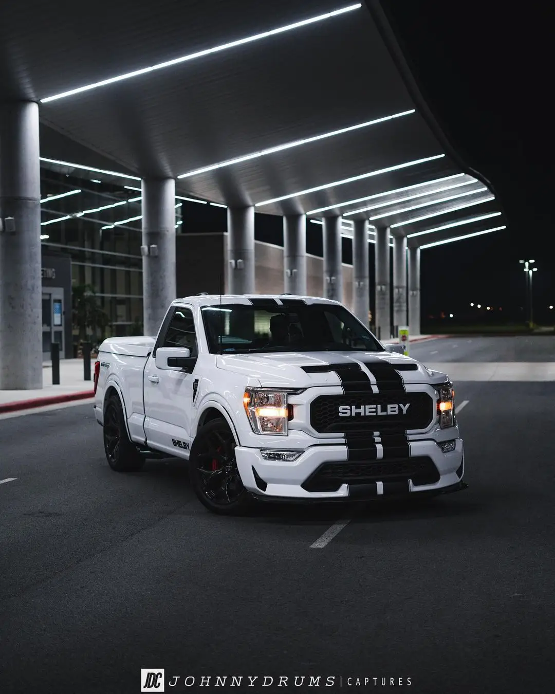 Putting the S in Shelby F150 Super Snake Sport 🐍 @johnnydrumscaptures #shelbysupersnake #shelbysupersnakef150 #shelbysonly #shelby #shelbytruck #shelbyf150 #shelbyfamily #truck #trucks #white