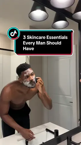 3 Skincare Essentials Every Man Should Have 🧼  Fellas, here are 3 items to level up your skincare! Save this! #skincare #skincareroutine #skincaretips #grooming #hygiene #hygienetips #fyp #ajtaughtyou #xyzabc 