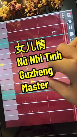 女儿情 Nữ Nhi Tình (Cover) - Đàn tranh trên app Guzheng Master #sensornotes #guzhengmaster #guzheng #dantranh #xuhuong #nunhitinh 