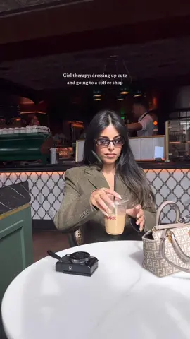 Nothing a cute outfit & coffee can’t fix 🫶🏼 #girltherapy #coffeetiktok #girlythings #OOTD #pinterestaesthetic 