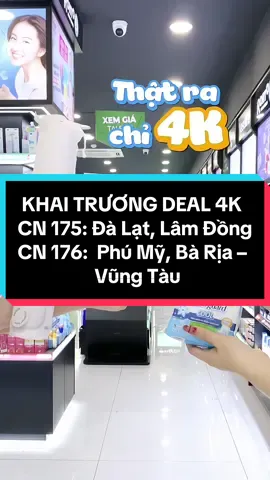 Chủ nhật hẹn cả nhà cùng săn deal 4k mừng khai trương 2 chi nhánh mới 175 và 176 nhé! #hasaki #hasakivn #myphamchinhhang #hasakiquandalat #hasakilamdong #hasakiphumy #hasakibariavungtau #4k #khaitruong #dealsoc #sale 