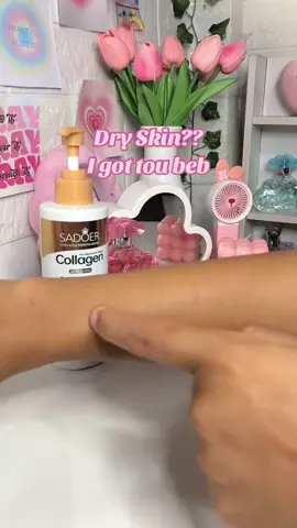 300ml Collagen Whitening Body Lotio. No more dry skin with this lotion! #lotion #whitening #collagen #skincare #tiktokbudol #tiktokfinds #fyp 