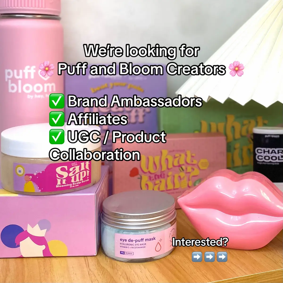 Comment down if you’re interested to be part of the Puff and Bloom family! 😋