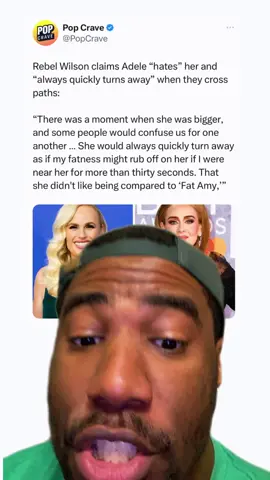 Hate this :( #rebelwilson #adele #popculture #celebs #reacts #stantwitter #pitchperfect 