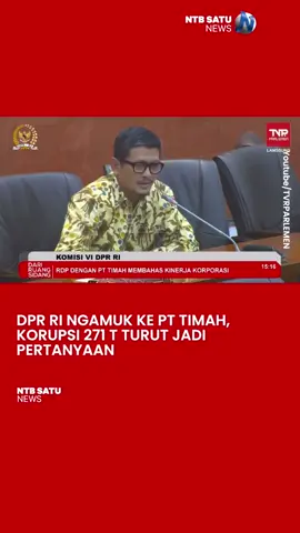 Direktur Utama PT Timah, Ahmad Dani Virsal, mendapat cecaran Anggota Komisi VI DPR, saat rapat dengar pendarapat di gedung DPR, Jakarta. Hal ini imbas dari Kasus Korupsi Tata Niaga Timah, yang merugikan negara hingga Rp 271 triliun. Dalam RDP ini, sejumlah Anggota Komisi VI DPR menuding paparan Dirut PT Timah, tak menggambarkan kondisi saat ini. #dprri #pttimah #korupsi #beritaterbaru 