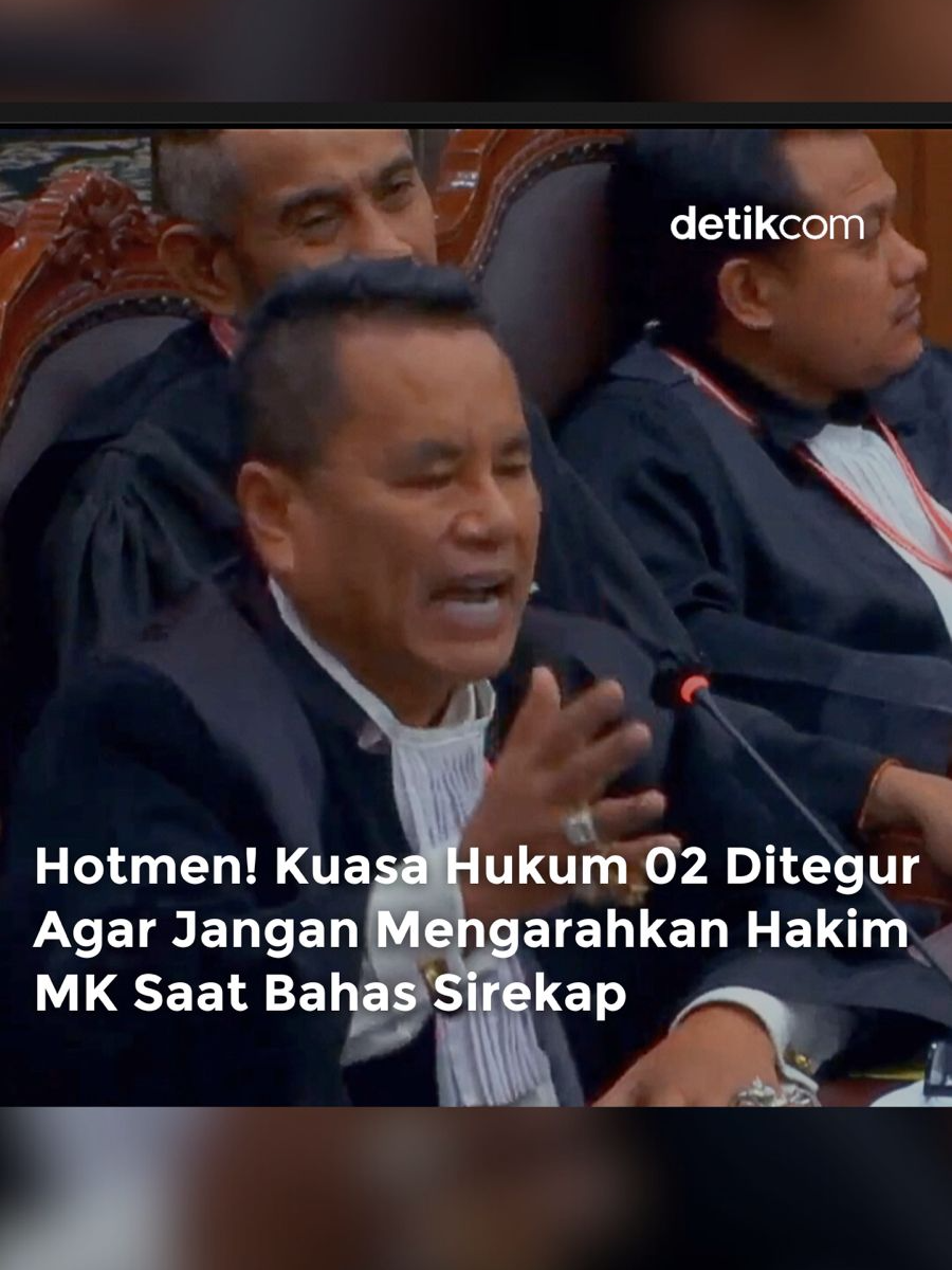 Wakil Ketua Mahkamah Konstitusi (MK) Saldi Isra menegur tim pembela Prabowo-Gibran, Hotman Paris saat sidang gugatan Pilpres 2024. Teguran itu bermula ketika Hotman menyebut pembahasan terkait Sirekap tidak penting. 