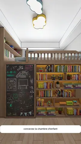 Concevez la chambre d'enfant avec une base secrète à l'intérieur #conception #chambre #chambrecoucher #chambreaesthetic #maison #decor #decoration 