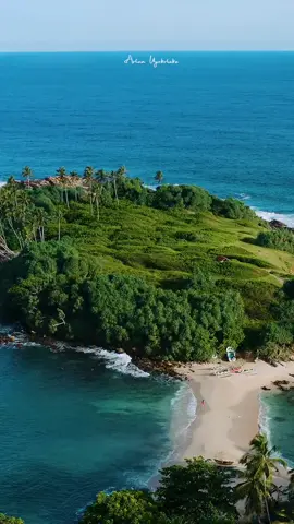 Experience paradise at Matara Dikwella Hiriketiya Beach, where golden shores meet azure waters under the Sri Lankan sun 🌊☀️ #travel  #srilankatravel #visitsrilanka #srilanka #yang #TravelBucketList #traveltiktok #nature