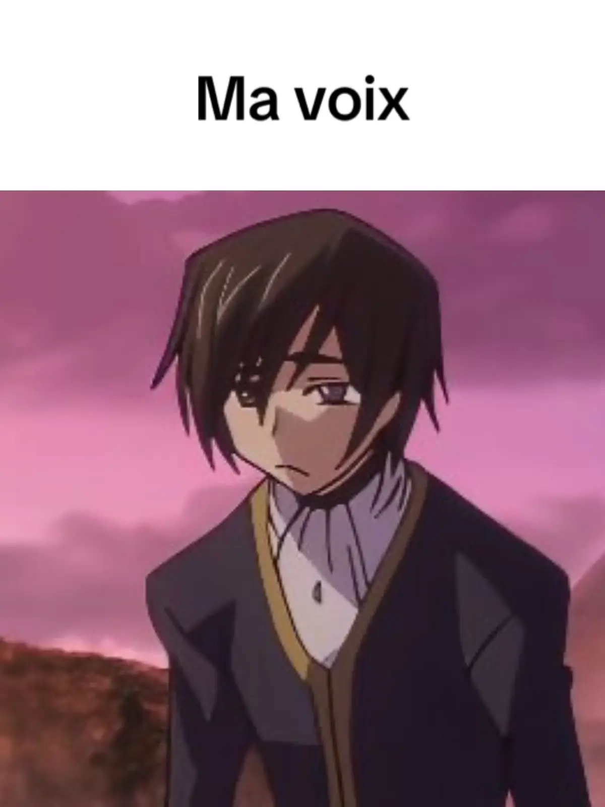 #pourtoi #prt #lelouch #codegeass #voix #meuf #lelouchvibritannia