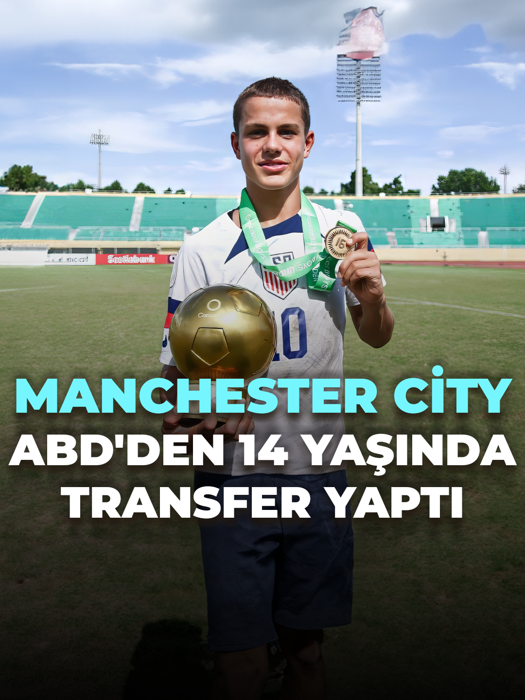 🇺🇸 Manchester City 14 yaşındaki ABD'liye 5 M$ ödedi. #gdhspor #sullivan #manchestercity #PremierLeague