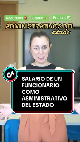 💰 ¿Cuánto gana un funcionario? Todo lo que debes saber para ser Administrativo del Estado 👈🏼 #oposiciones #funcionariospublicos #administrativos 
