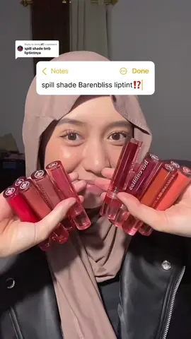 Replying to @Amey🇵🇸 bener2 kuswatch semua ampe perih, but its all worth it cuz can you see that?! cantik semuaaa 🥹💗🎀😍✨ hashtag butuh apresiasi udh effort bgt 😔☝🏻 #barenbliss #liptint #liptintviral 