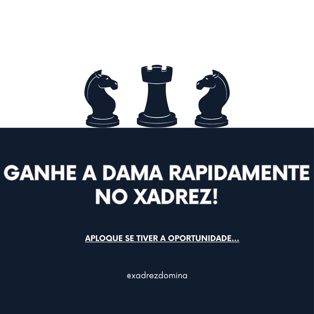 ✅Se você é apaixonado por xadrez e está determinado a aprimorar suas habilidades, este é o momento de elevar seu jogo a um novo patamar! . ♥️Você precisa conhecer a chave que irá mudar seus jogos a partir de hoje. Este guia abrangente foi projetado para ajudar jogadores de todos os níveis a aperfeiçoarem suas habilidades no xadrez, especialmente na parte final e no meio-jogo, onde muitos enfrentam dificuldades. ⚠️Imagine-se dominando estratégias avançadas, antecipando os movimentos do seu oponente e finalizando partidas com confiança. Com este ebook, você terá acesso a uma coleção cuidadosamente selecionada de exercícios que desafiarão e expandirão sua compreensão do jogo. 🚀✅Não espere mais para elevar o seu jogo de xadrez! Clique no link da minha bio agora mesmo para adquirir seu exemplar do ebook “Domine o Xadrez” e dê o primeiro passo rumo à sua evolução como jogador. Seja o mestre do tabuleiro que sempre quis ser! . . . . #chess #xadrez #chesstactics #chessstrategy #chessgame #chesspuzzle #chessmaster #xadrezbrasil #ajedrez 