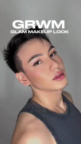 GLAM LOOK | GRWM #izarnold #mensmakeup #makeupformen #longervideos #fyp 