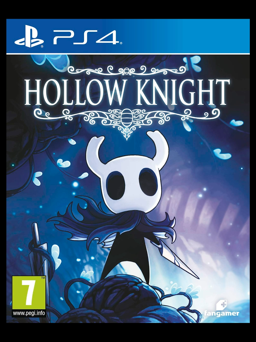 Capas de jogos com IA - Hollow Knight