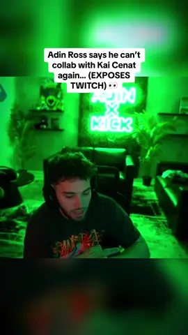 Adin Ross explains why he cant’t collab with Kai anymore 👀 |#adinross #kaicenat #twitch #kick #fyp 