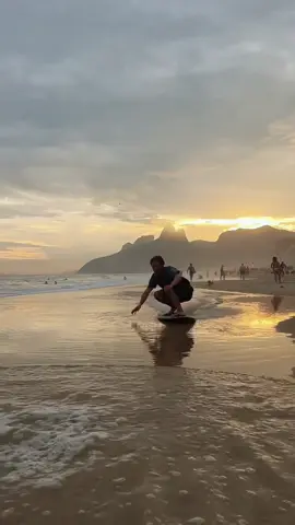 Rio + skimboard = perfeição 