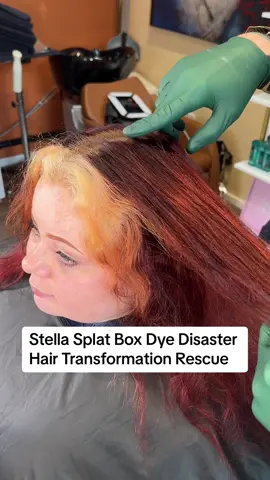 Stella’s DIY Box Dye Disaster Hair Transformation Rescue: One Month Later.  Color Correction by me  Haircut by @Philip Wolff  MUA by @MakeupByLoveAndrea  We love @Stella Moody✨🍉  #diyhair #colorcorrection #fyp #wolfcut #hairtransformation #copperhair #hairtutorial 