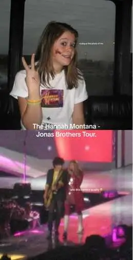 We took a party bus and everything #hannahmontana #jonasbrothers 