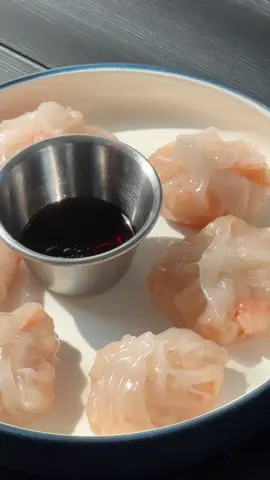 Rice paper shrimp dumplings. 🤤 #cookwithmarie #Alectric #Topvalue 