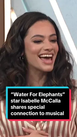 “Water For Elephants” star Isabelle McCalla shared her special connection to the musical on today’s show.   #NewYorkLive #IsabelleMcCalla #Broadway #WaterForElephants @Sara Gore @Water For Elephants Musical 