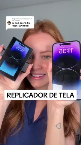 Respondendo a @Yas Pezzini  VEM que eu explico melhor sobre essa tela!! 🔥 #testandoprodutos #selfieideas #selfievlog #selfievlogmonitor #monitorforyourphone #technology 