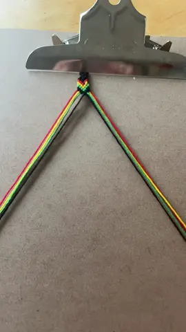 Sooo chuffed with this one! Only taught myself yesterday and done 3 already #friendshipbracelets #brazilianbracelet #handmade #knots #craft #boho #chevron #fypシ #fyp #foryou 